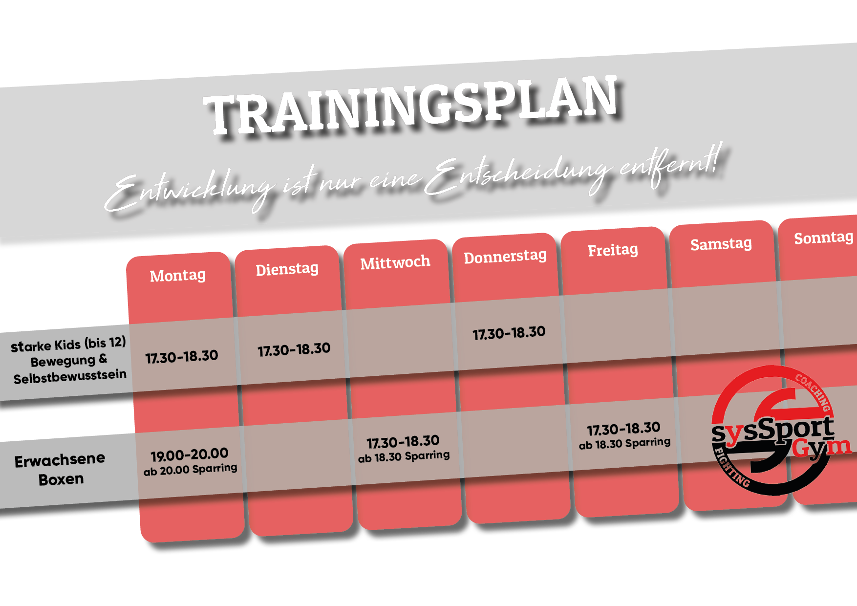 Trainingsplan München Trudering